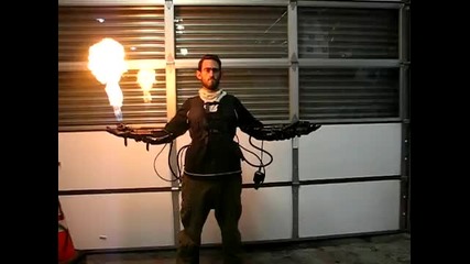 Flame glove system demo