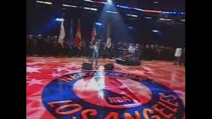 Christina Aguilera National Anthem