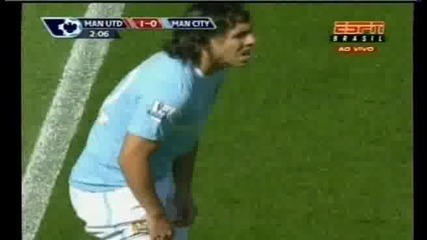20.09.09 Манчестър Юнайтед - Манчестър Сити 1:0 Уейн Рууни гол