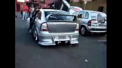 Astra Tuning Lan a - Chamas - Velocidade Maxima 