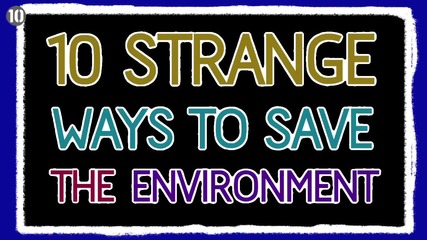 10-странни начини, да спасим околната среда