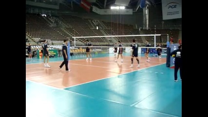 Trentino Volley training before Final Four 2009-10