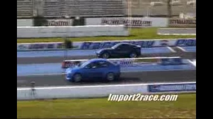 Evo X Gsr vs Corvette Z06