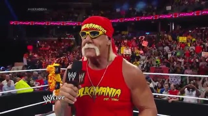 Hulk Hogan обявява The Andre the Giant Memorial Battle - Wwe Raw 10/3/14royal