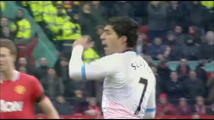 Суарез не дава ръка на Евра , а направо го подминава !