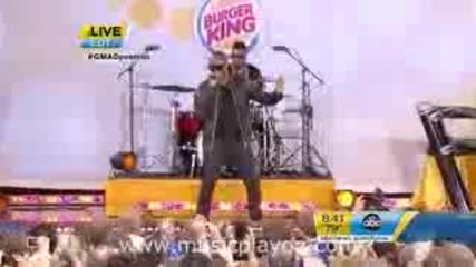 Taio Cruz - Higher (at Gma) (live) (2011) (musicplayon.com)
