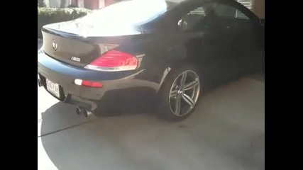 Bmw M6 start up