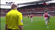 ВИДЕО: Игра с ръка? Първа спорна ситуация на Арсенал - Лестър