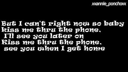 Soulja Boy - Kiss Me Thru The Phone lyrics