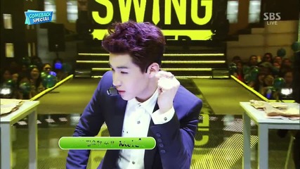 Super Junior M - Swing (140330 Sbs Inkigayo)