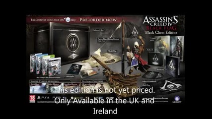 Assassin's Creed 4 Black Flag Black Chest Edition