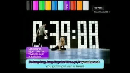 Madonna Ft Justin Timberlake - 4 Minutes Karaoke