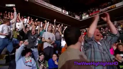 Triple h Pedigree To Randy Orton And Wins The Champion Hd - Backlash 2008