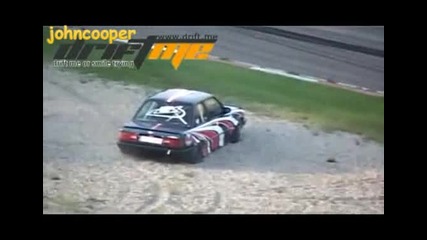 Bmw E30 Drift Crash - Latvia 