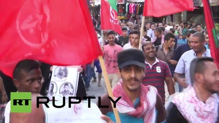 State of Palestine: Thousands of Gazans rally in solidarity with the West Bank