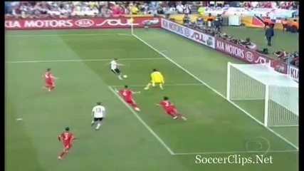 World Cup Germany 2 - 0 England (goal L. Podolski) 