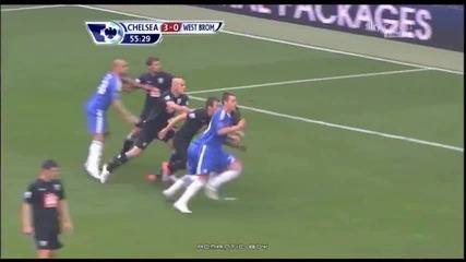 14.08.2010 Челси 3 - 0 Уест Бромич втори гол на Дидие Дрогба 