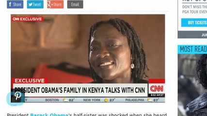 Barack Obama's Half-Sister 'Surprised' By His Singing Skills