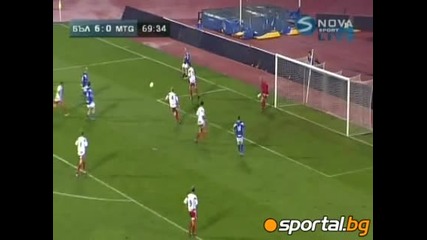 Бойко Борисов с два гола, България - Mtg 7 : 0