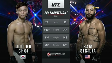 Doo Ho Choi vs Sam Sicilia (ufc Fight Night 79, 28.11.2015)