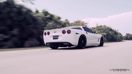 Chevrolet corvette + 20 цола Vossen + ( hd )
