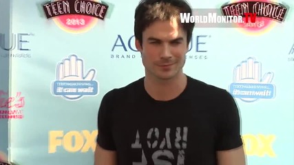 Ian Somerhalder "the Vampire Diaries" star arrives at Teen Choice