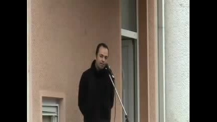 Откриването на паметника на Иван Михайлов в гр. Велес, Р. Македония Част - 2