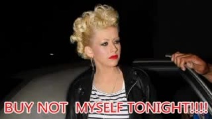 **преведено** Christina Aguilera talks about Not Myself Tonight on the charts 