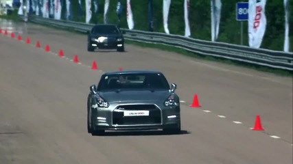 Mercedes S 65 Amg vs Bentley Continental Gt V8 vs Nissan Gt-r