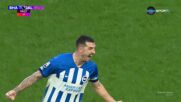 Brighton and Hove Albion with a Goal vs. Everton