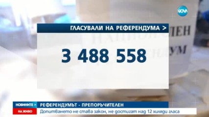 ЦИК реши: Референдумът не е задължителен