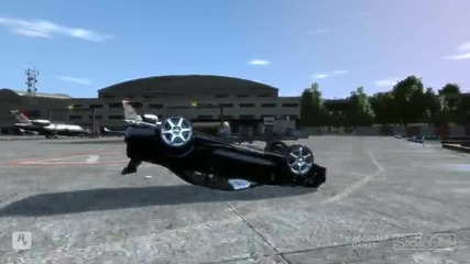 Gta 4 Iv Nissan Skyline Crash Testing