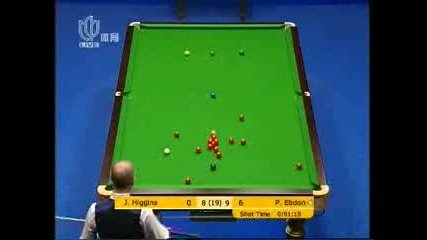 China Open 2009 Final - Ebdon Vs Higgins fr. 17