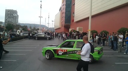 Tuning Fest Varna 2012 Bmw E30 green