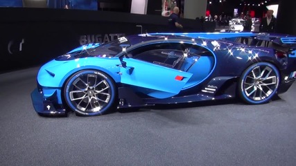 Суперавтомобил Bugatti Vision Gran Turismo премиера 2015
