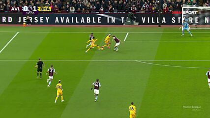 Aston Villa vs. Brighton and Hove Albion - 1st Half Highlights