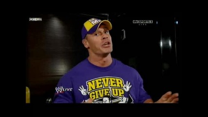 Wwe Raw King Of The Ring 29.11.10 Wade Barrett confronted John Cena 