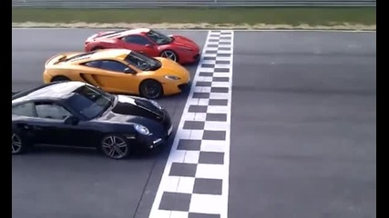 Mclaren Mp4 - 12c Vs Ferrari 458 Italia Vs Porsche 997 Turbo Mkii 