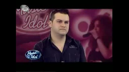 Music Idol 3 - Страстното Изпълнение На Dj Николай