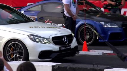 Mercedes E63 A M G vs Corvette Zr1 vs Bmw M6 F13 vs Audi T T R S