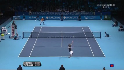 Federer vs Verdasco - London 2009 - Part 1