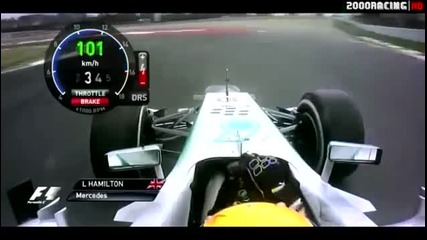F1 Гран при на Испания 2013 - Hamilton на Q3 [hd][onboard]
