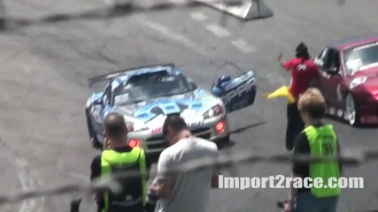 Dodge Viper vs Nissan 240sx drifting @ Wall, Nj