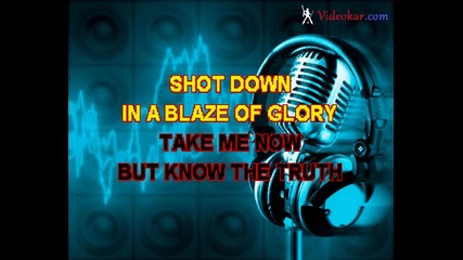 Bon Jovi - Blaze Of Glory (karaoke)