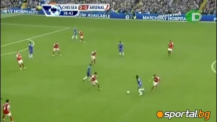 Гениален гол на Дрогба срещу Арсенал