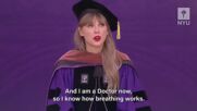 Taylor Swift receives NYU Honourary Doctorate & gives epic 22-minute speech