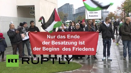 Germany: Palestinians and supporters gather in Berlin to denounce Israeli attacks