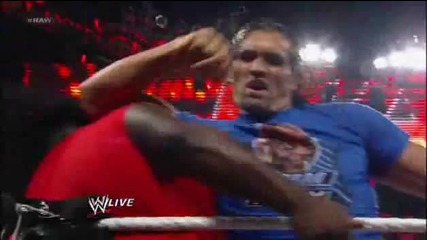 Booker T saves Teddy Long From Mark Henry And Joins Team Teddy At Wrestlemania!