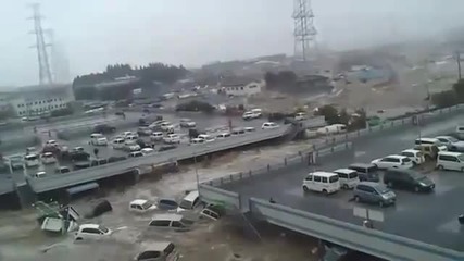 Потресаващи кадри от бедствието в Япония.