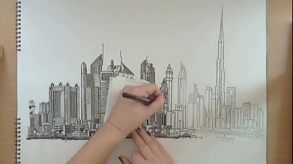 Рисуване на Дубай